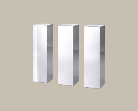 Chrome mirror plinth *Unbranded